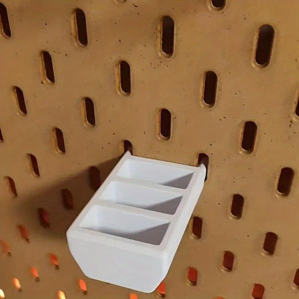 1 stk. 3-gitter enkel pegboard opbevaringstilbehør egnet til Ga A5