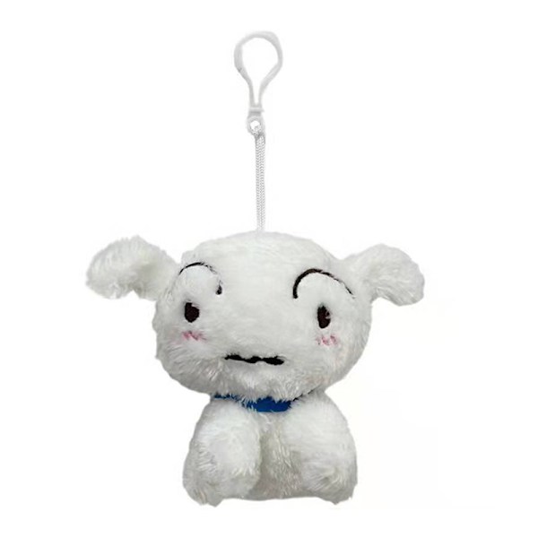 10cm Crayon Shinchan avaimenperä Shiro White Dog Opiskelijareppu