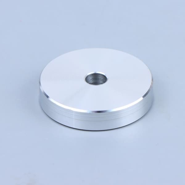 45 pladeadapter til pladespiller 7 tommer vinylplade til vinyl R Silver