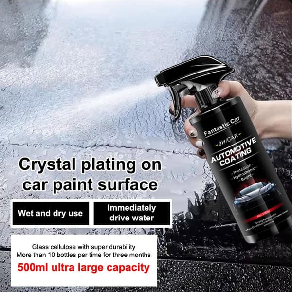 Auto 9H Keramisk Beläggning Glaspläterad Kristall Flytande Hydrofob 500ml