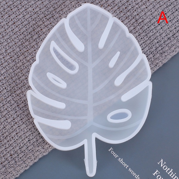 Monstera Leaf Silikonformer for DIY Plaster Maple Leaf Tray Ma A