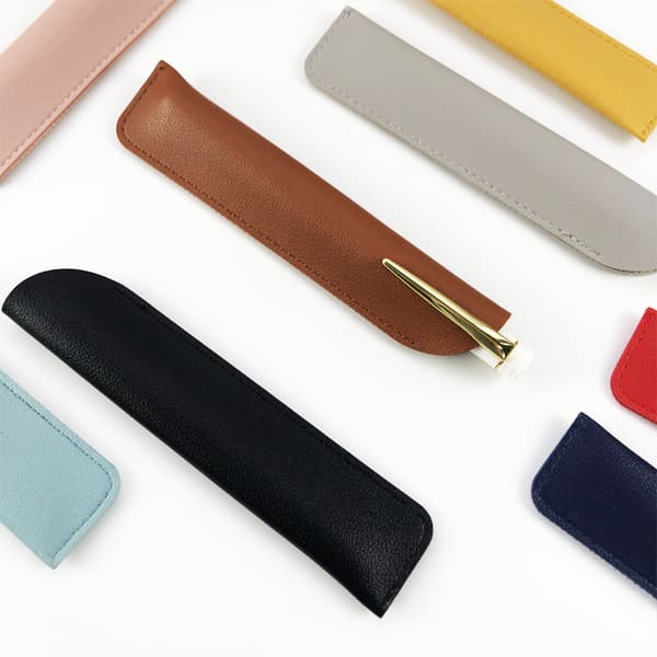 PU Läder Penna Skyddsfodral Slitstark Pen Bag Soli A5