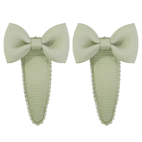 2kpl Solid Color Sweet Bows -hiusklipsi lapsille Käsintehty hyytymä A12