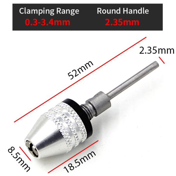 Borrchuck Keyless Impact Driver Adapter D