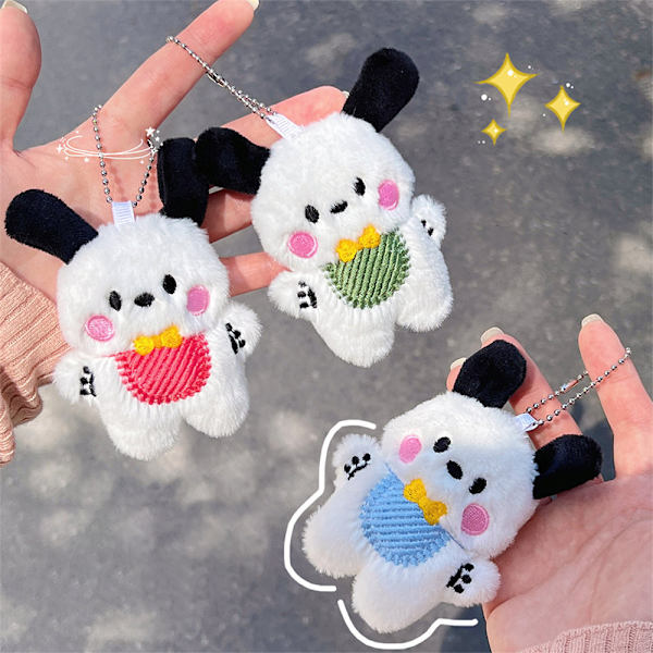 e Pehmo penturiipus Creative Doll Avaimenperä Laukku Avaimenperä Auto K Red