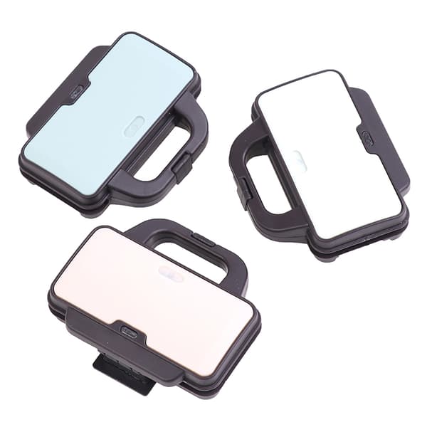 1:12 Dollhouse Mini Pancake Maker Våffelsmörgåsmaskin Kök Pink