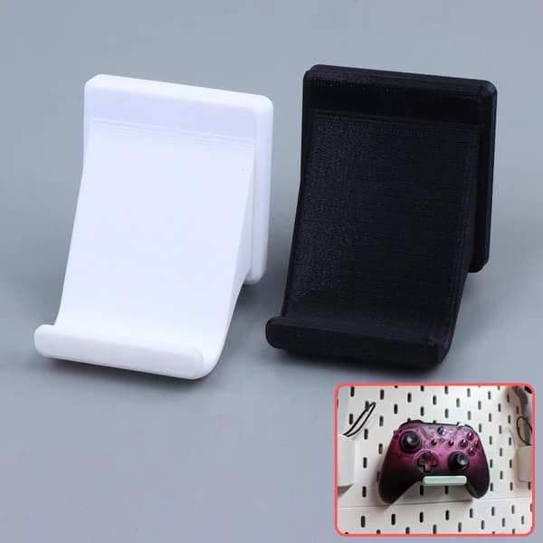 Pegboard tilbehør Game Controller Stand Passer til Skadis Størrelse Opbevaring Black