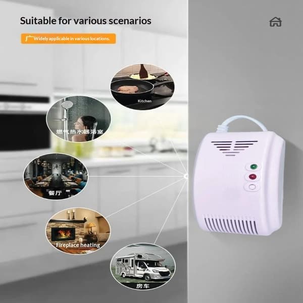 Propan Butan Sensor 12V Gassdetektor Sensor LPG Naturlig Motor A8