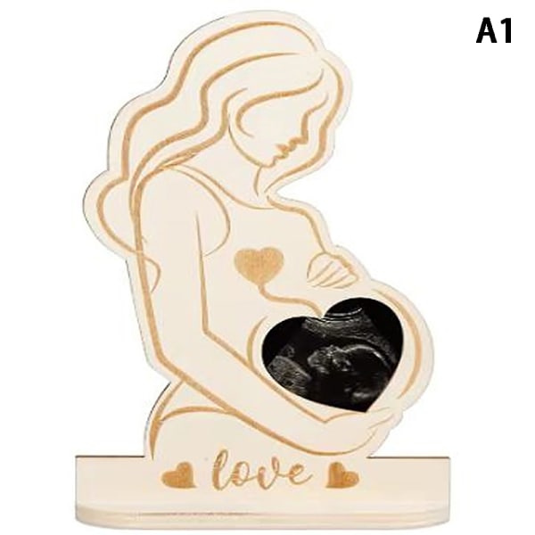 Baby ultraäänivalokuvakehys Sonogram-kuvakehys Raskaus A1