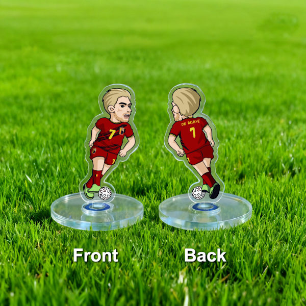 Varmt salg akryl standee fodboldstjernefigur B