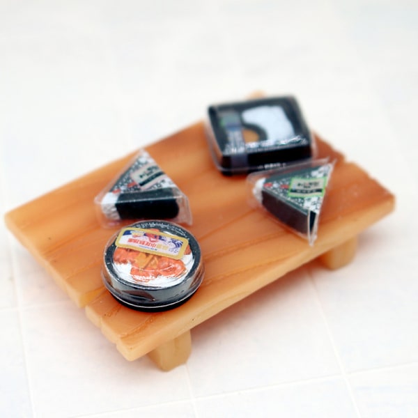2 Stk Dukkehus Sushi Bento Model Dukkehus Miniature Dukker Hou A