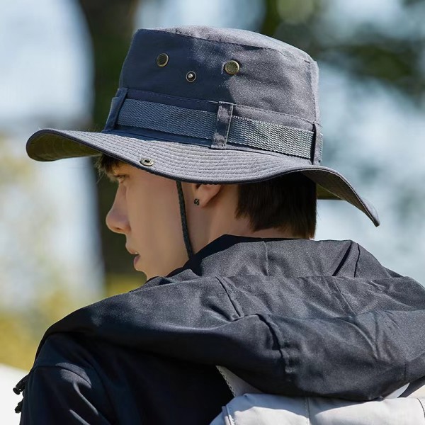 Män Fiske Visir Hatt UV-skydd Ansiktshals Outdoor Hiking Co Beige