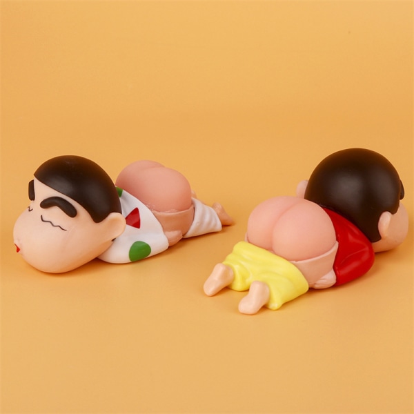 PVC-statue Model e Q-bombe Butt Crayon Shin-chan figur Nohara S