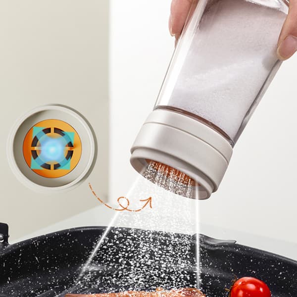 0,5 g salt dispenser uden trykknap krydderiglas Gray