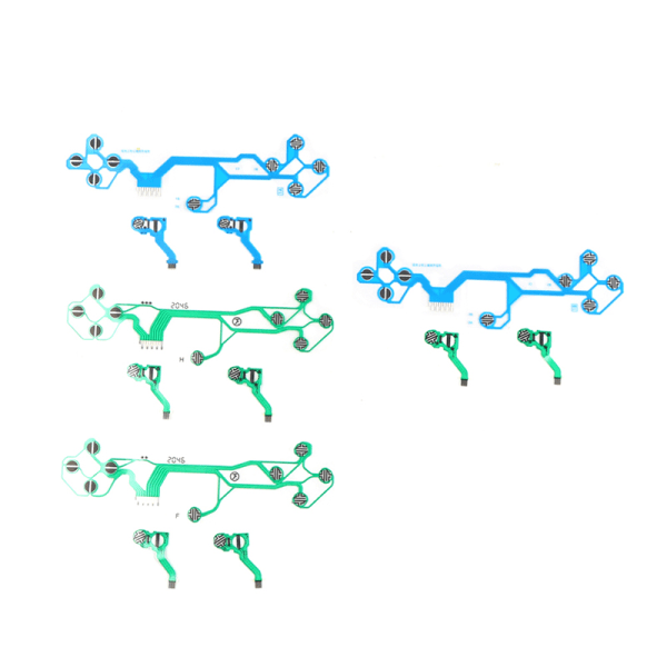 För PS5 Controller Conductive Film Keypad Flex Cable Ribbon V2-green