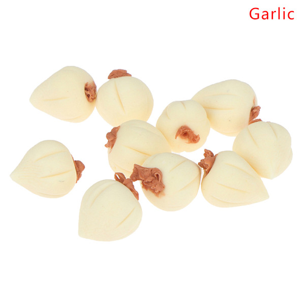 10st/ set 1:12 Dockhus Frukt Grönsaker Morot Tomat Rädisa Garlic