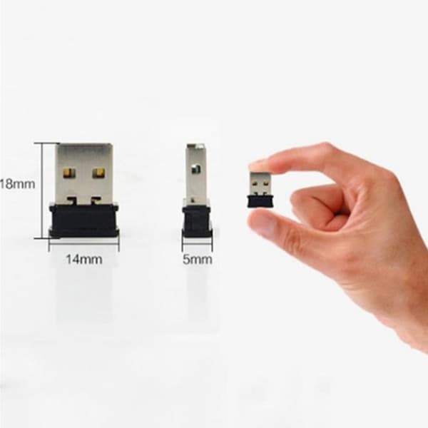 2,4G trådløs USB Gamepad-mottakeradapter for T3/C6/C8/S3/S5 G white