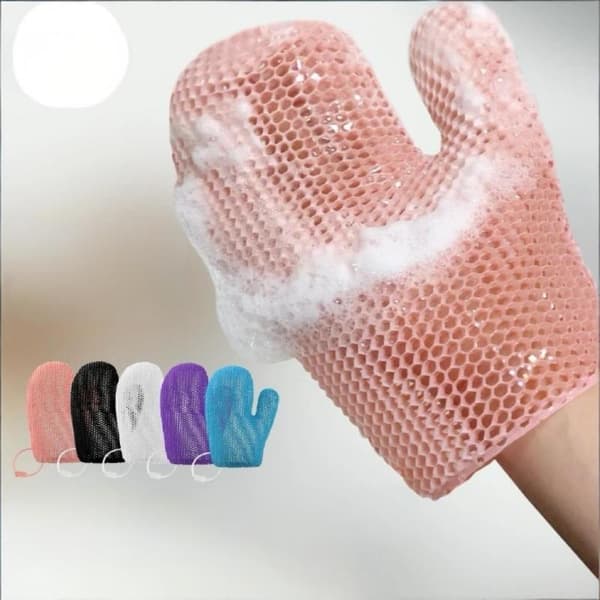 Honeycomb eksfolierende badehansker - badeskrubbehandsker A3
