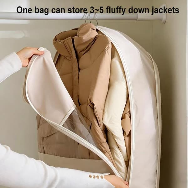 Beige Kompressionshængende Taske Beige L