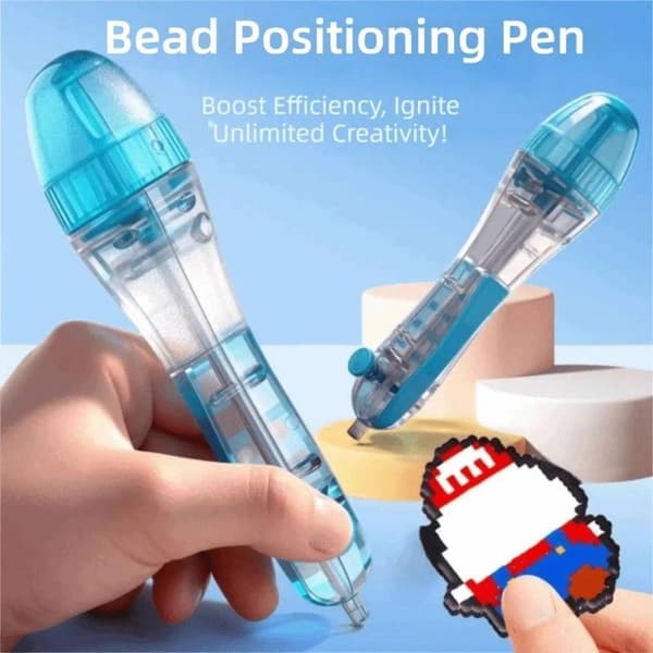 Perlepositioneringspen Trykdesign Ergonomisk greb Jam-fri til B Blue