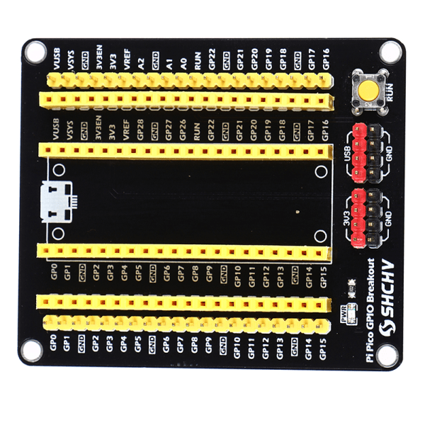 1 kpl Raspberry Pi Pico -laajennuslevy GPIO Breakout -laajennus