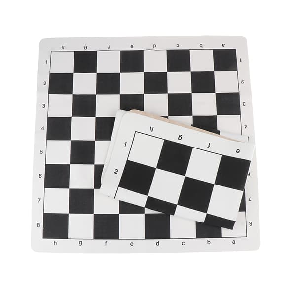 PU Leather Soft Tournament sjakkbrett for barns utdanning 51X51CM