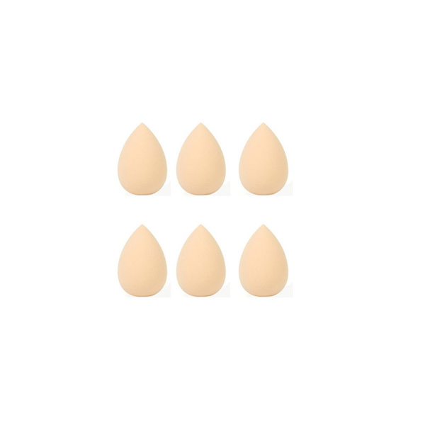 6 kpl Mini Makeup Sponge Powder Puff Beauty Sponge Multicolor