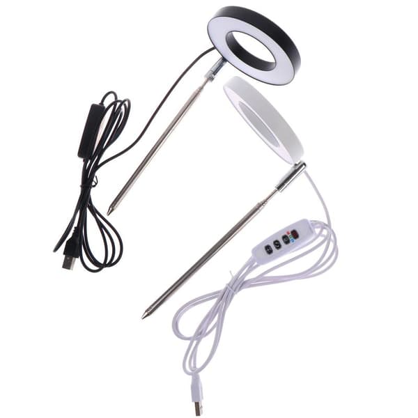 LED Grolys Fuld Spektrum Lampe Justerbar Dæmpbar Voksende White