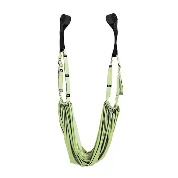 Justerbar Aerial Yoga Strap Elastisk Stretch Door Hængende Yoga green