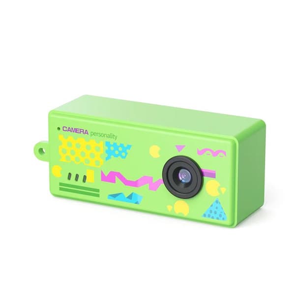 Mini CCD Retro Tommelkamera Studentfotografering Videoopptak Green