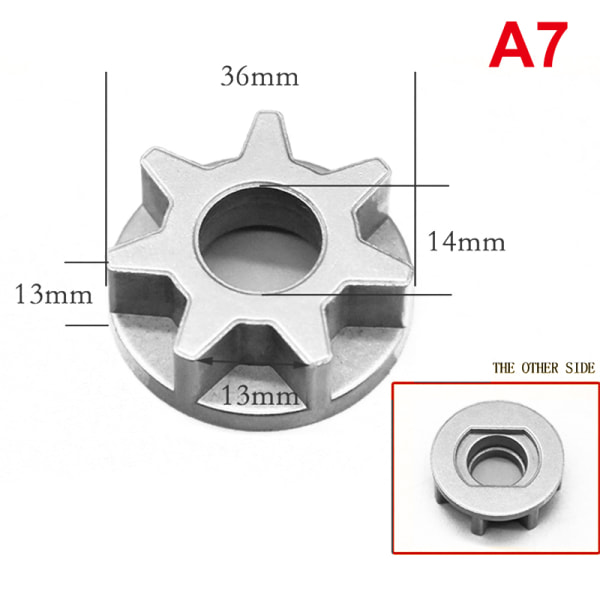 1Pc Gear Tandhjul Drive Bytt tannhjul For 5016/6018 Gear El A7