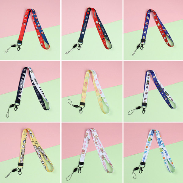 Lämmönsiirtonauha Sarjakuva Halterneck Rope Multicolor-A27
