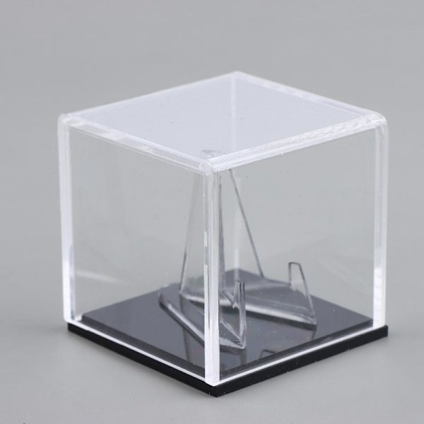 Akryl Klar Gitarrplektrum Displaybox med Stativ Samlarobjekt Ra Transparent