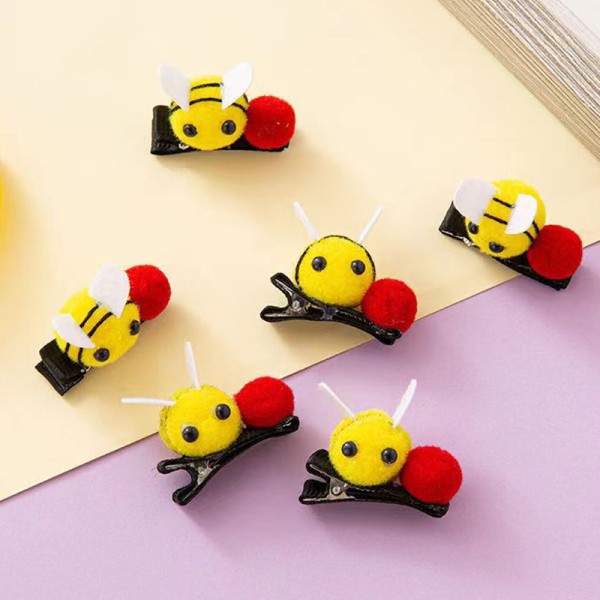 1st e Cartoon Bee Hairpin For Girls Kvinnliga Hårklämmor Hår Acc