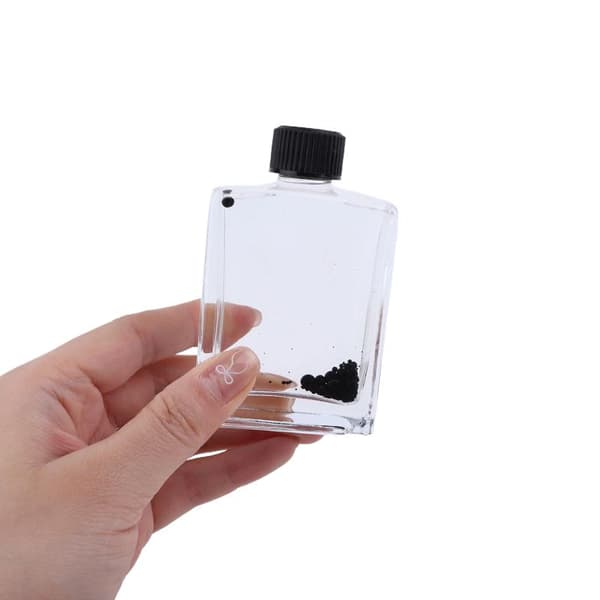 Ferrofluid Magnetisk Væske Displayflaske Sjov Videnskab Square