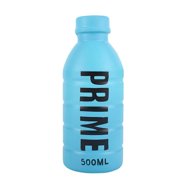 Anti-Stress Prime Drink Bottle Relief Legetøj Blødt Fyldt Latte C Blue