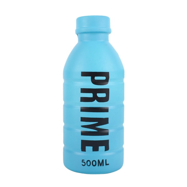 Anti-stress Prime Drink Flaska Relief Toy Mjuk fylld Latte C Blue