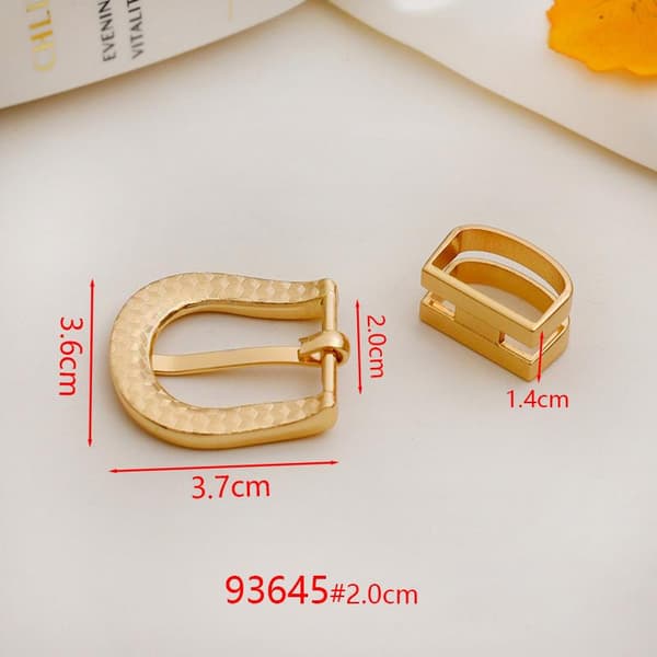 1/2 stk. bælte spænder 2 cm indvendig diameter metal stift spænde til tynde bælter Chrome buckle