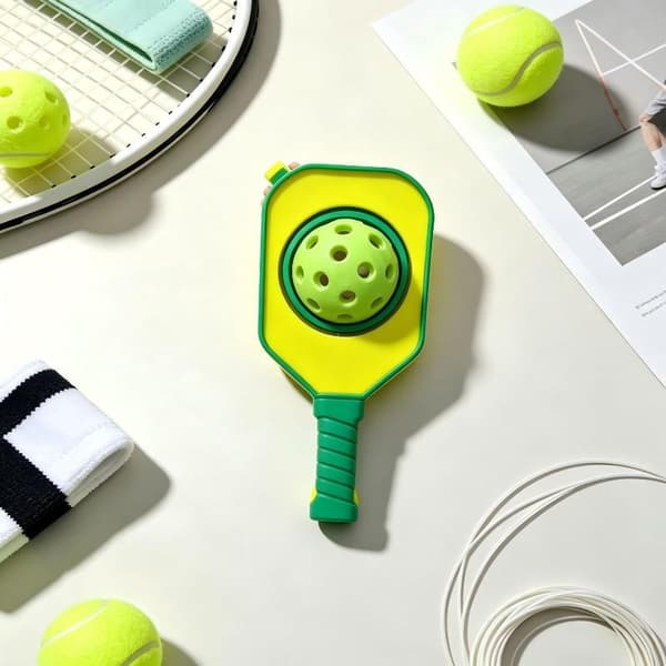 1 stk Pickleball Racketformet Fidget-leketøy med roterbar ball A3