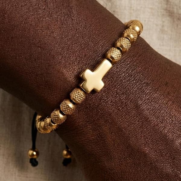 Charm Armbånd Rustfrit Stål Perlearmbånd Håndlavede Smykker A5