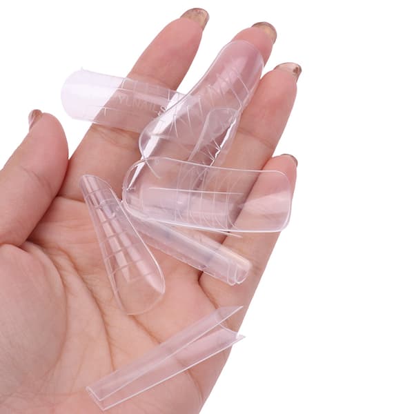 60 Stk ABS Extension Nail Forms For UV Gel Polish False Nail Art 15