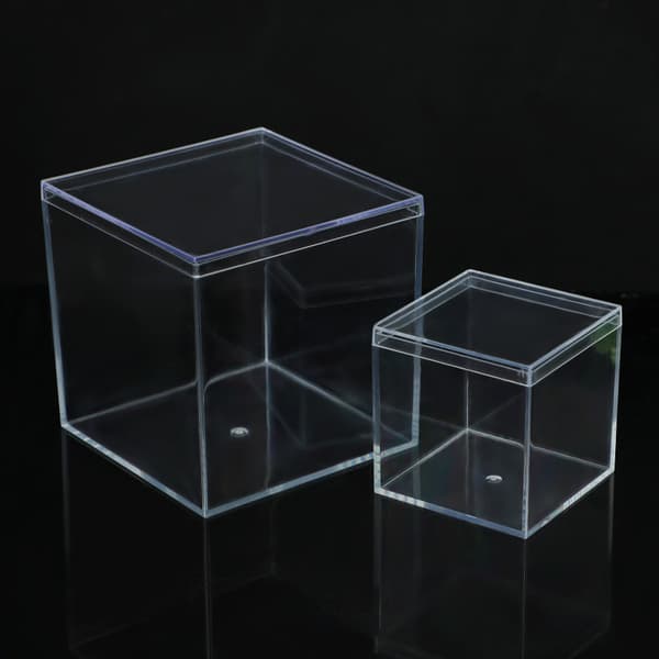 Plast Transparent Opbevaringsboks Smykker Perler Fiskeri Accessori L