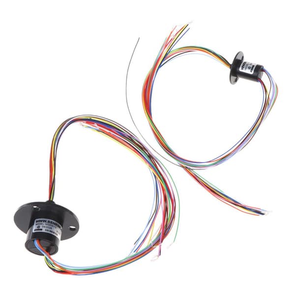 6/12-kanals mikro-roterende slæbering 2A Dia 12,5 mm 22 mm til RC E A1
