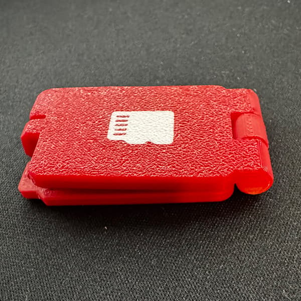 Micro SD-kort opbevaringsetui med nøglering kompatibel med SD/HC/ A7