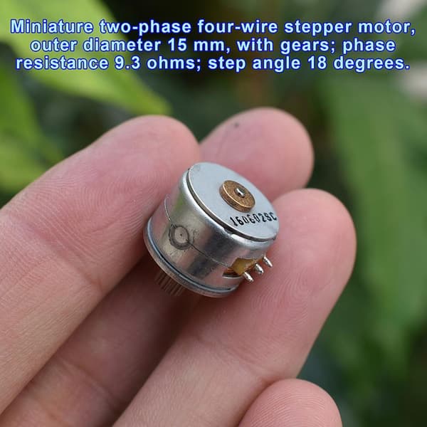1/3 stk DC5V Mini 15mm diameter 2-fase 4-leder Stepper Stepping 1pc