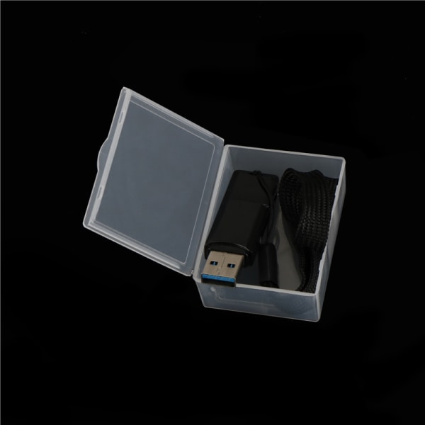 Praktisk mini smykkeorganiser Transparent plastnavnkort
