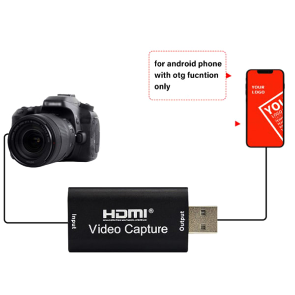4K Video Capture Card USB 3.0 USB2.0 HDMI-kompatibel Grabber Re