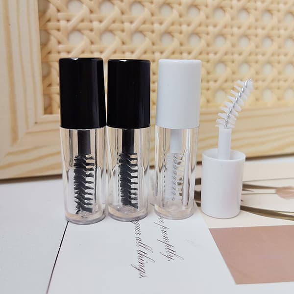 5/10/20 stk tomme mini 1 ml maskara-tuber med øyenvippebørste Black 1