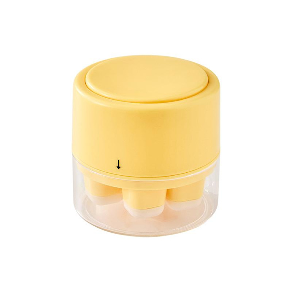 7 gitter push isterningform isrum mini sommer isform Yellow
