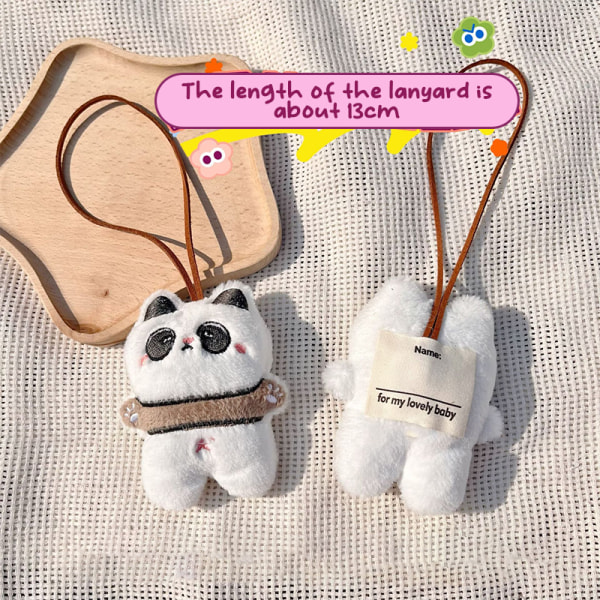 Squeak Doll Name Tarra Riipus Sammakko Panda Pehmo Matkalaukkulappu Pig